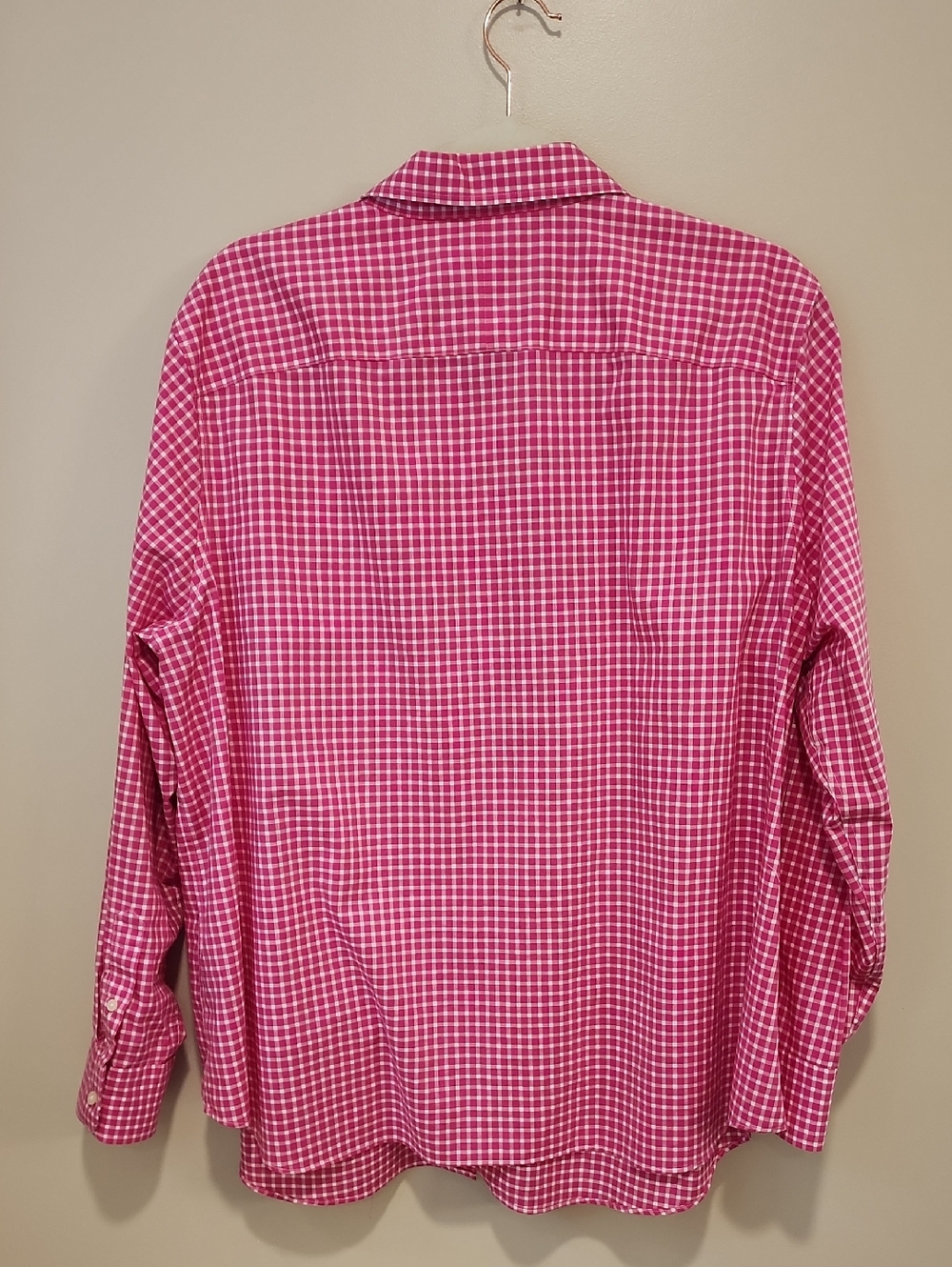 Lauren Ralph Lauren Blouse Checked Plaid Cotton Classic Preppy Women's size 2X - Picture 5 of 5